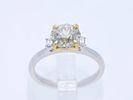 Ring 1,74 ct. Diamond, Diamonds 750 Bicolour 18 kt. IGI certificate New. Product Description: Image - 8