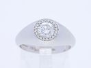 Ring 1,20 ct. Diamond, Diamonds 585 White gold 14 kt. IGI certificate New. Product Description: Image - 8