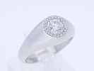 Ring 1,20 ct. Diamond, Diamonds 585 White gold 14 kt. IGI certificate New. Product Description: Image - 9