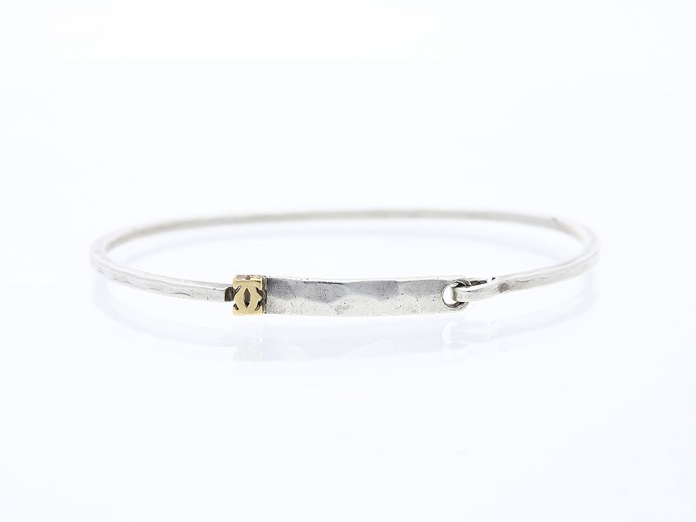 Cartier Bracelet 925 Silver 750 Yellow gold 18 kt. Original Box. Product Description: 
Brand: 