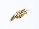 vintage Cartier feather earring 585 yellow gold 14 carat, original case. Product Description: 