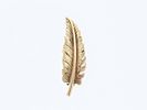 vintage Cartier feather earring 585 yellow gold 14 carat, original case. Product Description: Image - 1