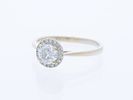 Ring 0,57 ct. Diamonds 750 White gold 18 kt. IGI certificate New. Product Description: Image - 1