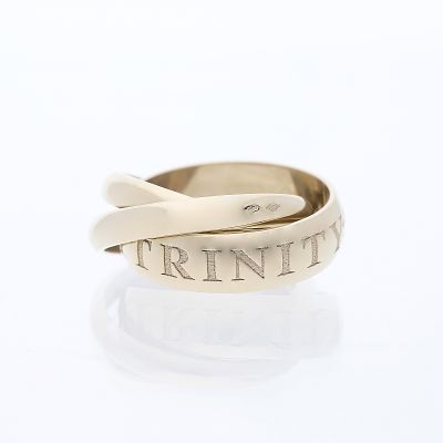Cartier Trinity Amouret Ring 750 White gold 18 kt. original Certificate. Product Description: 