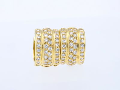 Ohrringe 2,50 ct. Diamanten 750 Gelbgold 18 Karat. Artikelbeschreibung: 
Material: Gelbgold 