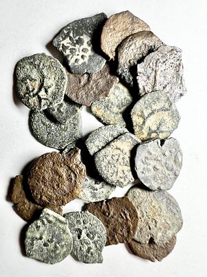 A Lot of 21 Bronze Coins of Herod the Great, 40 – 4 BCE. Of different types. Fine - Very Fine. 