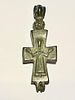 A Bronze Cross Pendant Reliquaria. . 4th-8th century CE. 6.0 cm high. Depicting on one side the Image - 1