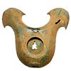 A Very Large Bronze Oil Lamp for 2 Flames. Early Roman Period, 2nd century CE. 23 cm in diam. Image - 4