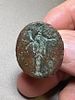 A Hellenistic Bronze Ring Depicting a Deity Holding a Horn of Plenty. 4th - 3rd century BCE. Image - 1