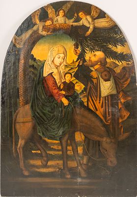 Artist early 16. Century entury. Artist early 16. Century , the flight in to Egypt. Oil on 