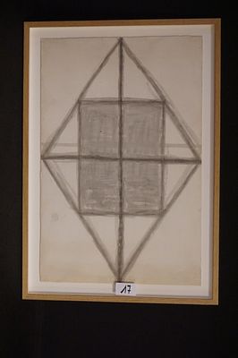 DAN VAN SEVEREN (1927 - 2009) - "Untitled" - aquarelle op papier - achteraan stempel atelier - 