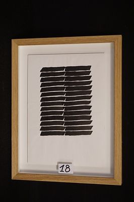 MAUR ETIENNE VAN DOORSLAER (1925 - 2013) - "Untitled" - Chinese inkt op papier - gesigneerd - 
