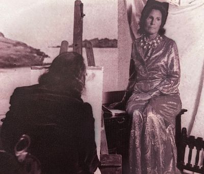 Marc Lacroix - Marc Lacroix, Salvador Dalí – Waiting for the Portrait – Vintage Photograph 20x17 cm.