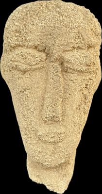 Amedeo Modigliani, Stone Head – Attributed
. Limestone sculpture representing a stylized head 