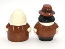 A Pair of Publix 2004 Thanksgiving Pilgrim Salt & Pepper Shakers. A pair of ceramic Image - 2