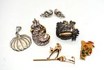 A Collection of Costume Jewelry including Beau and Avon. A collection of six pieces of jewelry Image - 1