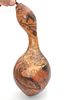 A Pair of Decorative Gourds with Marbled Pattern. A pair of hydro dipped decorative gourds with Image - 1