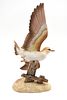 HOMCO Masterpiece Porcelain 1986 Sandpiper Bird Figurine. A single brown, beige, and white Image - 3