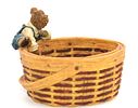 Boyds Collection Thomas' Oval Stars and Stripes Basket. A single decorative resin figurine of a Image - 2