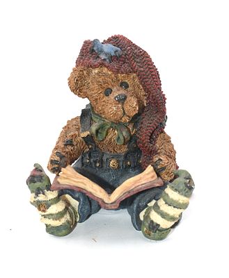 One Boyds Bears Edmund The Elf Christmas Carol Figurine. A brown Boyds Bears &amp; Friends™ 'THE 