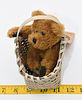 Boyd's Bears & Friends 'Percy' Teddy Bear in Basket. One small brown Boyd's Bears &amp; Friends Image - 4