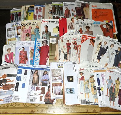 Lot of sewing patterns and misc items