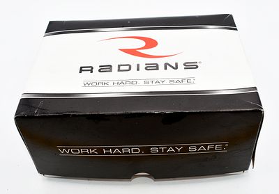 A Set of 12 Radians Mirage Clear Safety Glasses MR0110ID. A set of 12 pairs of Radians Mirage 