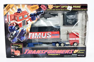 Transformers Generation 2 Optimus Prime Collector's Edition Action Figure, New in Box. A 