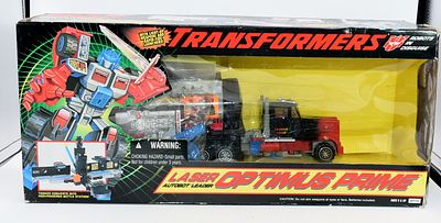 Hasbro Transformers G2 Laser Optimus Prime Action Figure, 1995, MISB. A Hasbro Transformers 