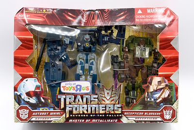 Hasbro Transformers Revenge of the Fallen Master of Metallikato Autobot Whirl & Decepticon 
