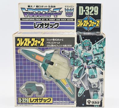 Transformers G1 Takara D-329 Leozack Breastforce Victory Series MIB. A Japanese Transformers 