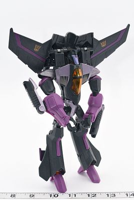 Transformers Animated Voyager Class Skywarp Action Figure. A Transformers Animated Voyager Class 