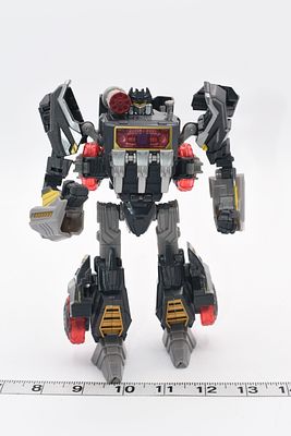 Hasbro Transformers Generations Fall of Cybertron Voyager Class Soundblaster with Buzzsaw. A 