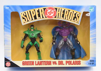 HASBRO DC Super Heroes Green Lantern vs. Dr. Polaris Action Figures. A pair of HASBRO DC Super 