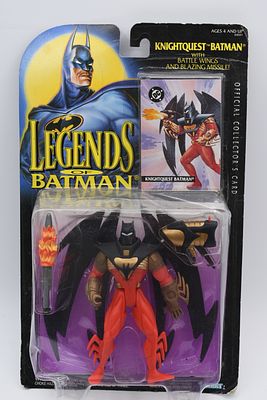 Kenner Legends of Batman Knightquest Batman Action Figure 1994. A Kenner "Legends of Batman" 
