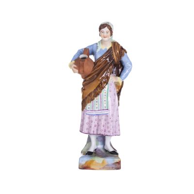 TRICANA DE COIMBRA VISTA ALEGRE. Escultura em porcelana moldada e relevada da Vista Alegre, com 