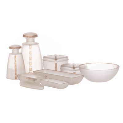 REN&Eacute; LALIQUE (1860-1945). Franc&ecirc;s do s&eacute;c. XX, em cristal parcialmente fosco 