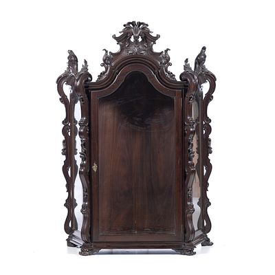 ORAT&Oacute;RIO ESTILO D. JOS&Eacute;. Portugu&ecirc;s, do s&eacute;c. XIX/XX, em madeira de pau-santo 