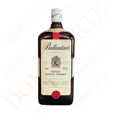Ballentines. Garrafa de whisky escoc&ecirc;s Ballantine’s Finest Scotch Whisky, Esc&oacute;cia. 1 litro, teor 