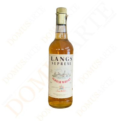 Langs Sumpreme. whisky escoc&ecirc;s Langs Supreme Scotch Whisky, Esc&oacute;cia, engarrafado por Lang 