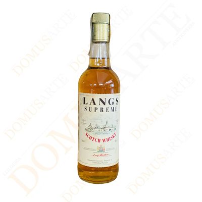 Langs Supreme Whsky. whisky escoc&ecirc;s Langs Supreme Scotch Whisky, Esc&oacute;cia, engarrafado por Lang 
