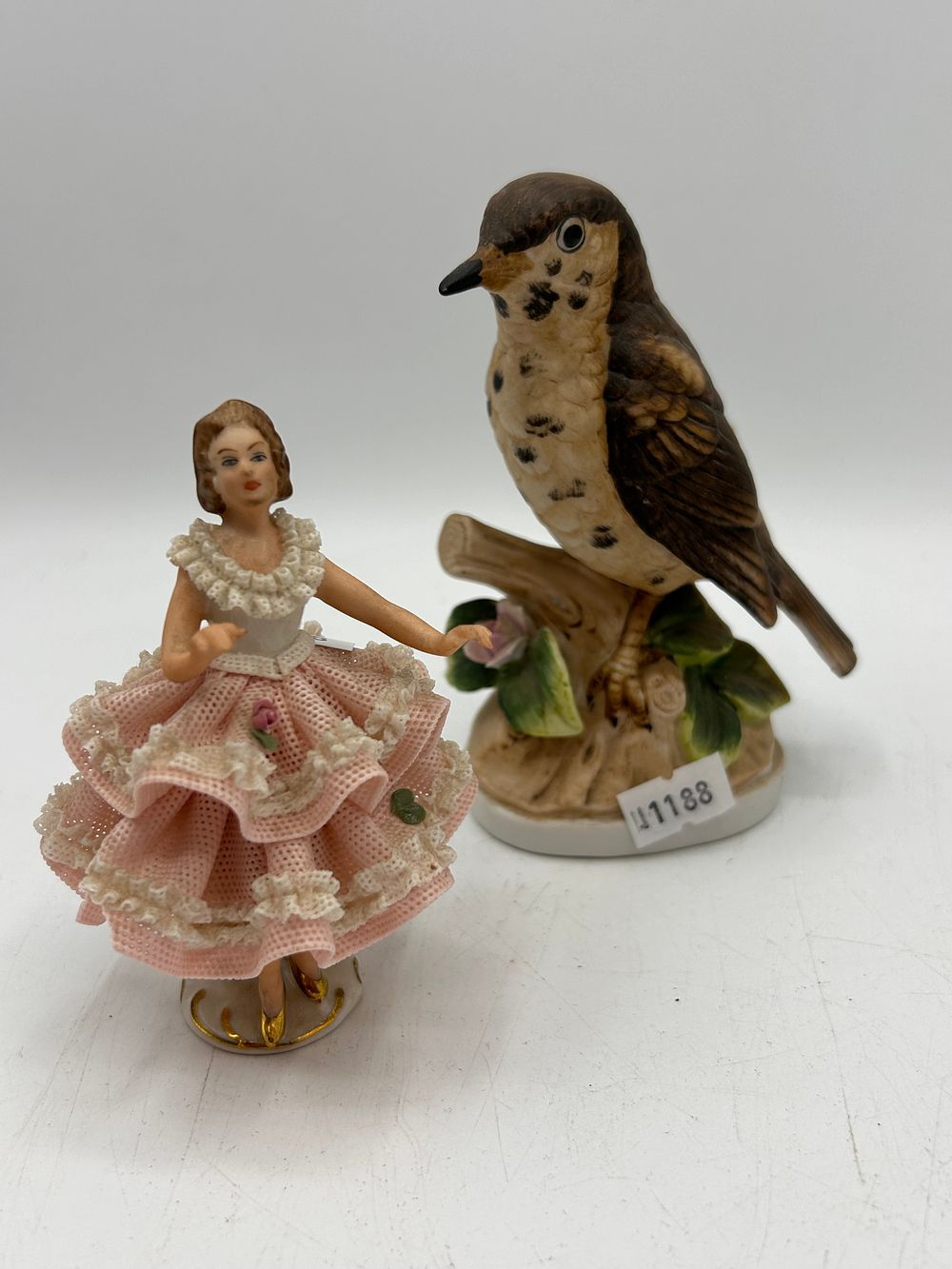 Lot 204: Pair Of Ceramic Figures To Include Dresden.