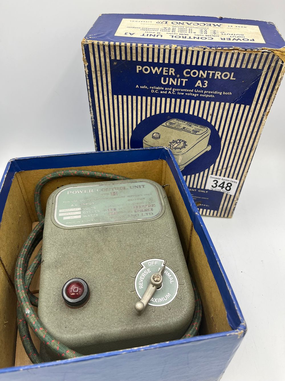 Lot 314: Boxed Power Control Unit A3 ,Made By Meccano.