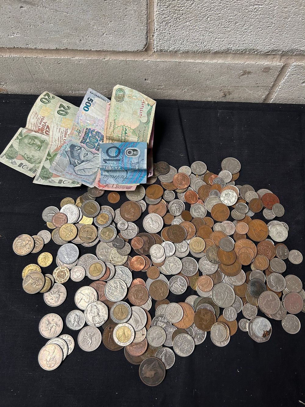 Lot 317: Box Of Various Coins and Bank Notes From...