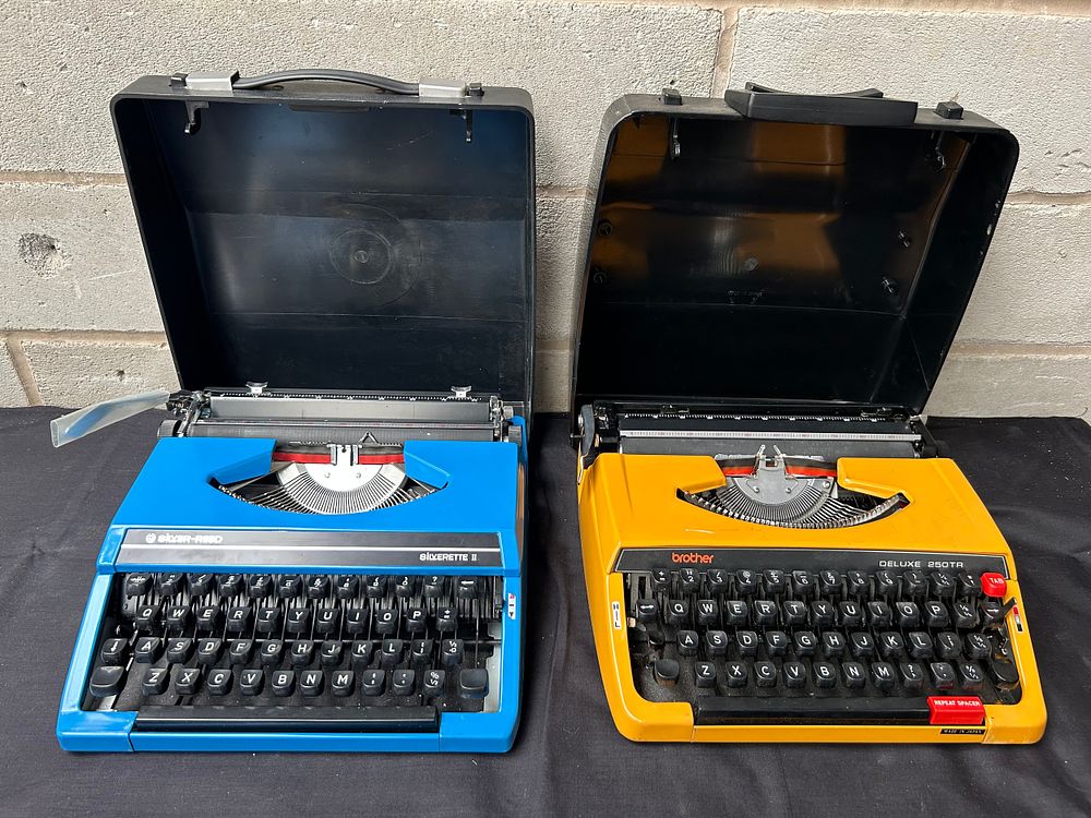 Lot 356: Silver Reed And Brother Typewriter.