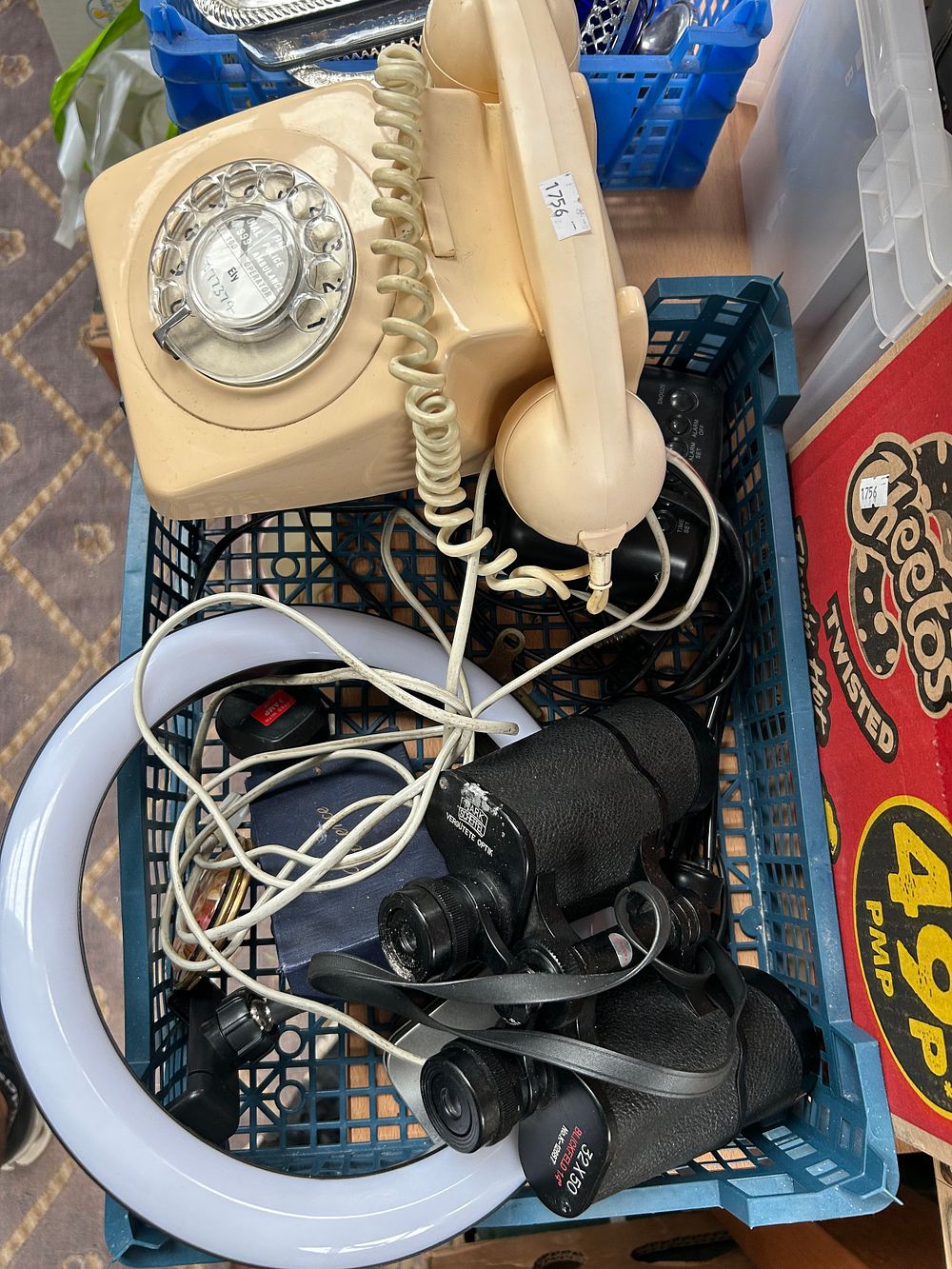 Lot 361: Mixed lot Including Phone, Binoculars Etc.