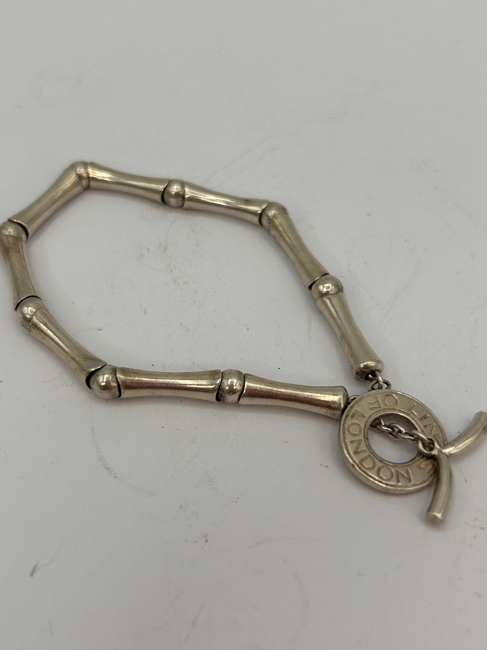 Lot 428: Links Of London Silver Bracelet.