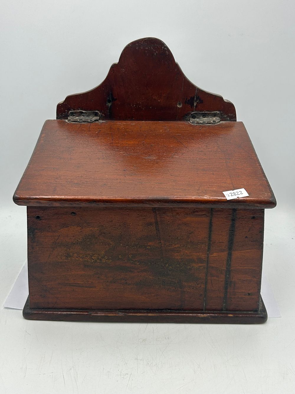 Lot 518: Victorian Collection? Box With Leather Hinges