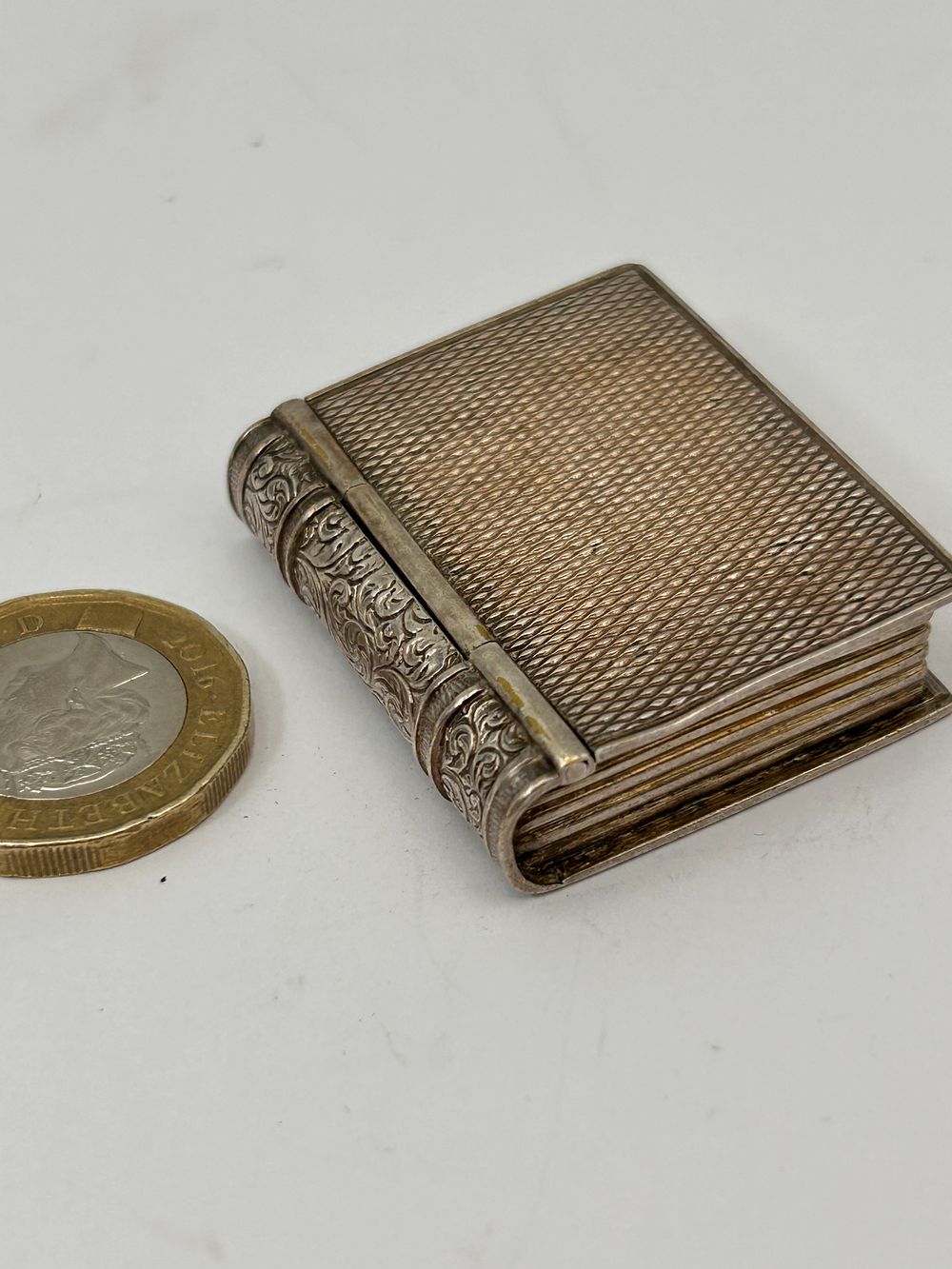 Lot 188: White Metal Novelty Stamp Holder