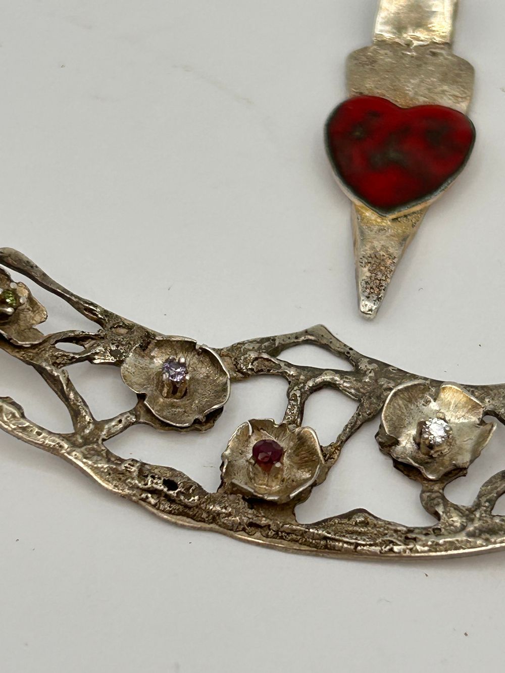 Lot 194: Pair Of Silver Pendants By Local SilverSmith.